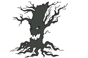300x200 How To Draw A Scary Tree
