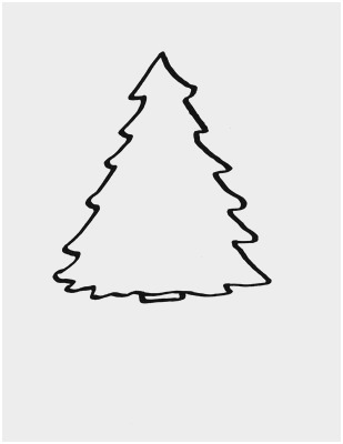 309x400 Images Of Trees To Color Pretty Tree Shape Clipart To Color