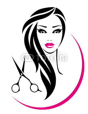 309x400 Hair Salon Sign With Pretty Woman And Scissors Buy Photos Ap