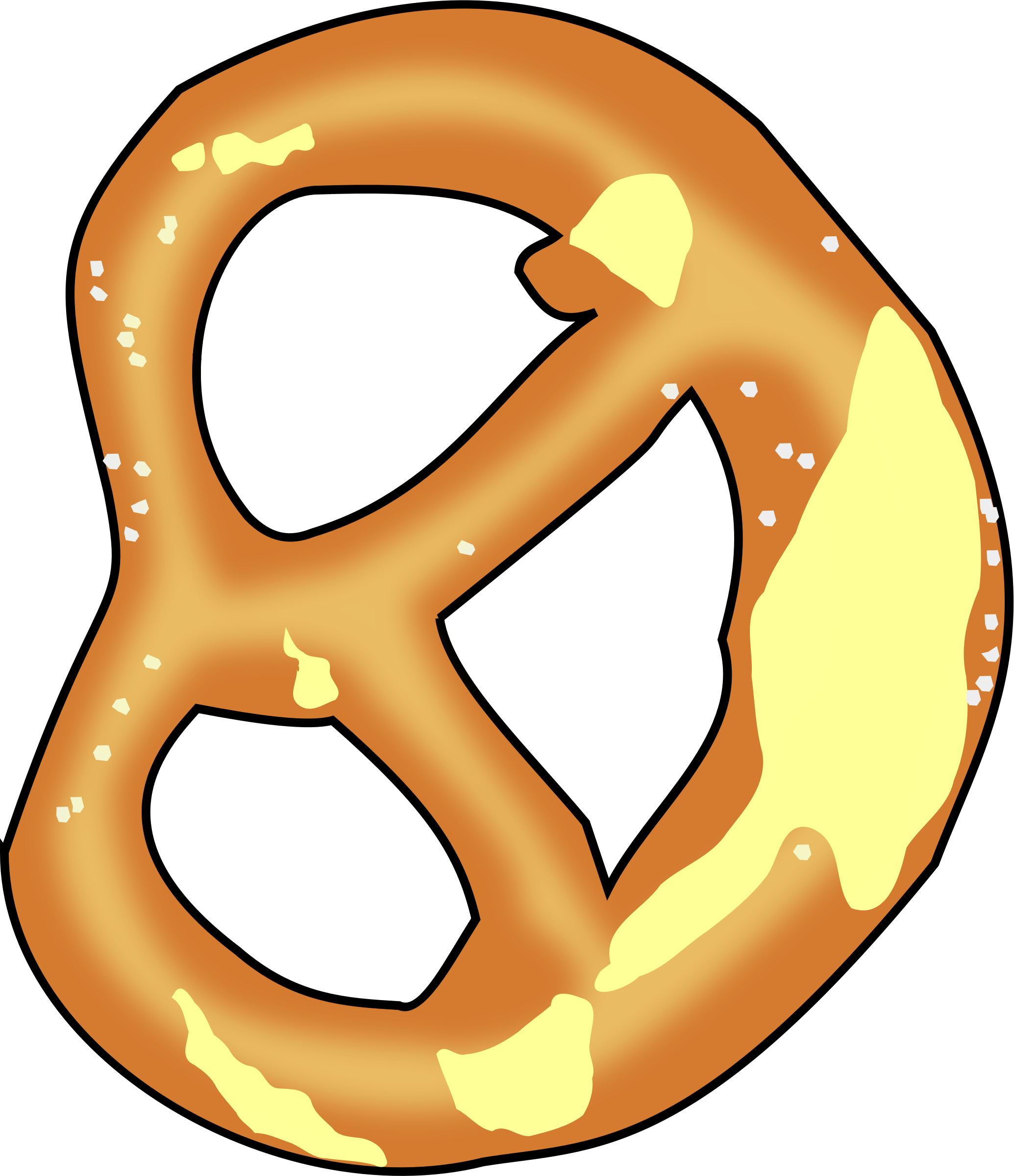 2069x2400 Collection Of Free Pretzel Drawing Vector Download On Ui Ex