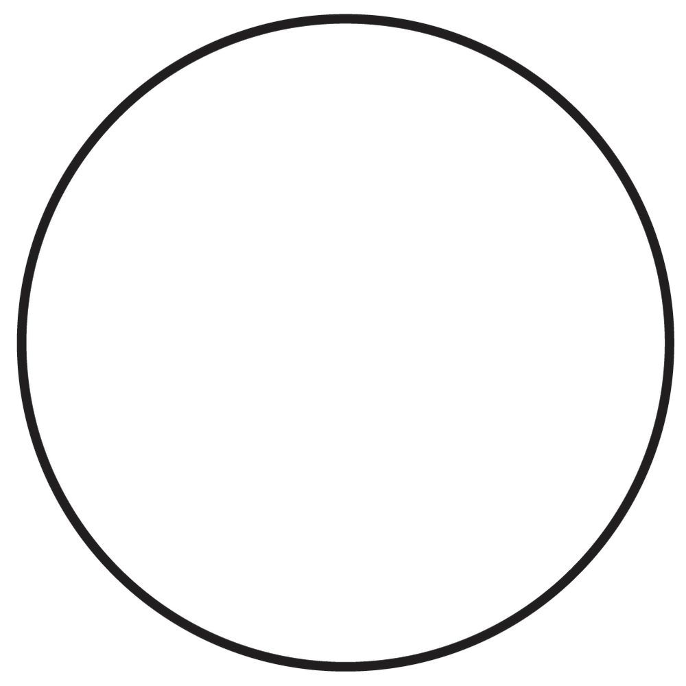 1000x1000 White Circle Price Tag Labels