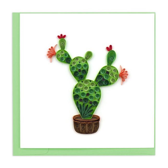 700x700 Prickly Pear Cactus Quilling Card