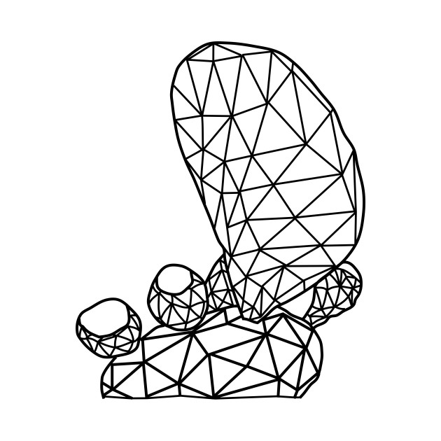 630x630 geometric prickly pear cactus iii