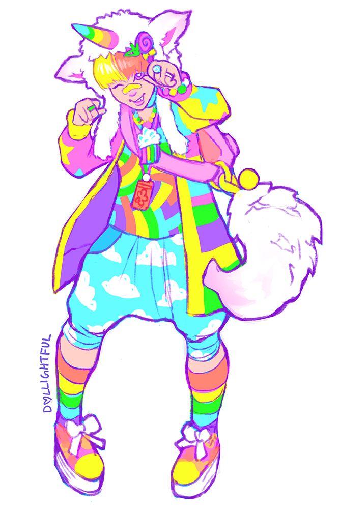 666x1000 Early Concept Art For 'juwon', The Pride Month Doll Custom