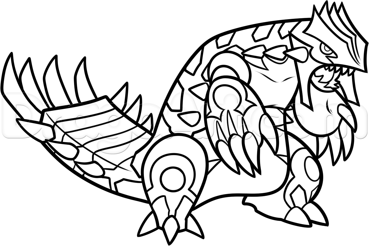 1270x848 Primal Kyogre Coloring Pages