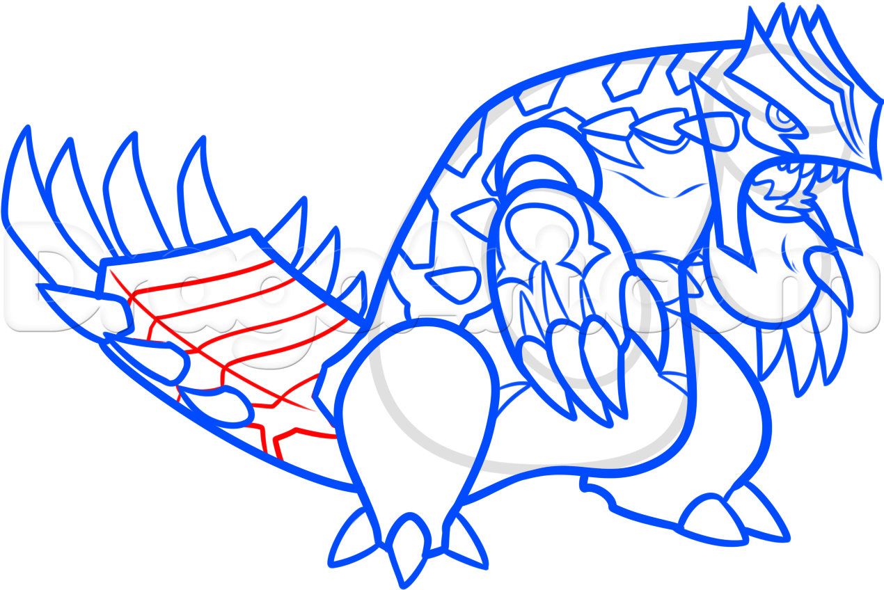 1270x848 Step How To Draw Primal Groudon