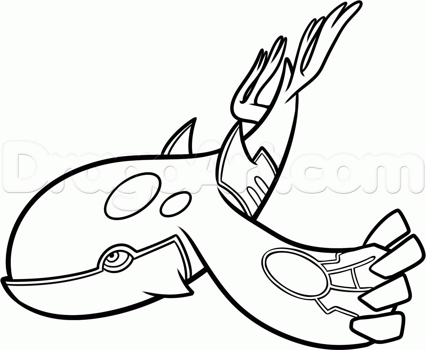 Pokemon Coloring Pages Primal Kyogre Colouring book fun for kidsSubscribe t...