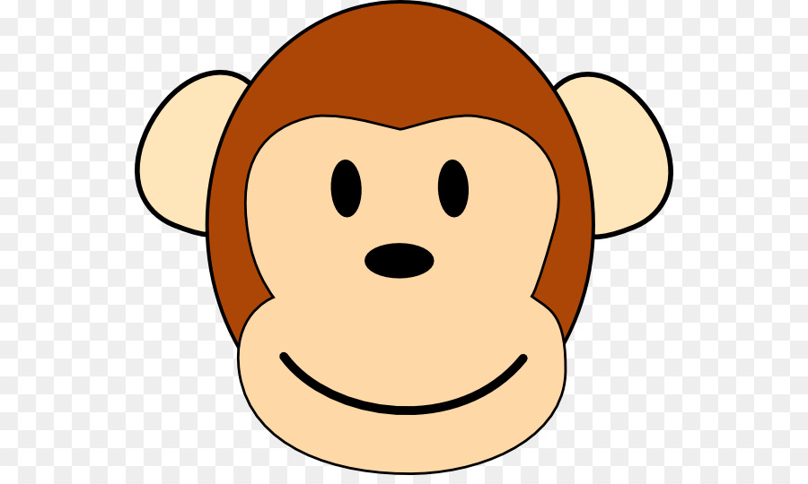 900x540 Monkey, Drawing, Face, Transparent Png Image Clipart Free Download