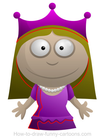 347x461 Drawing A Princess Cartoon