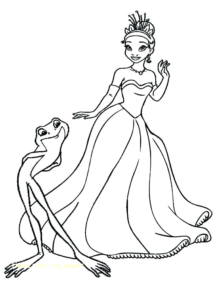 736x952 princess tiana coloring