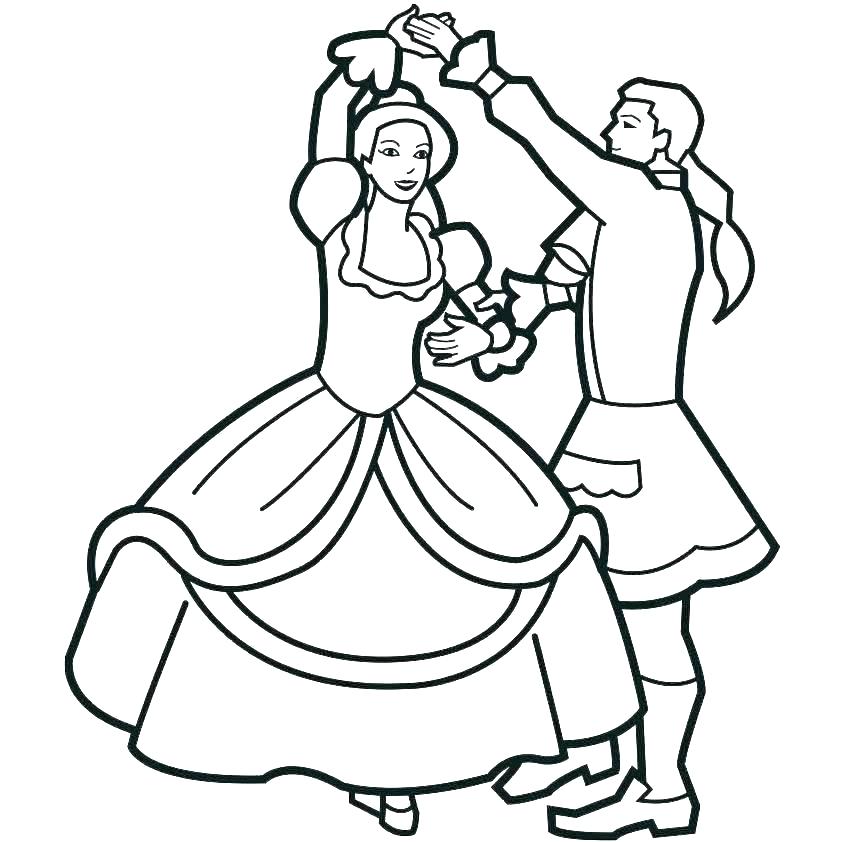 842x842 Dancing Coloring Pages