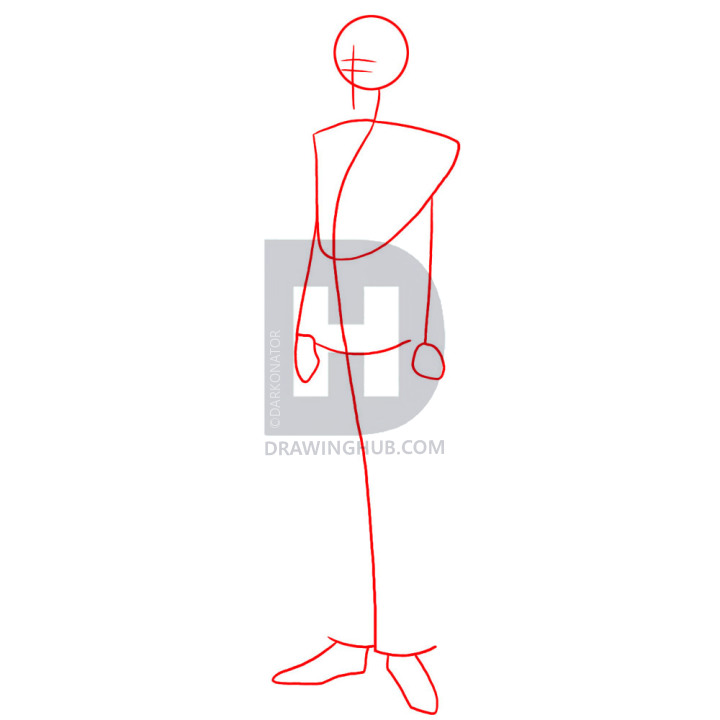 720x720 How To Draw A Prince, Step