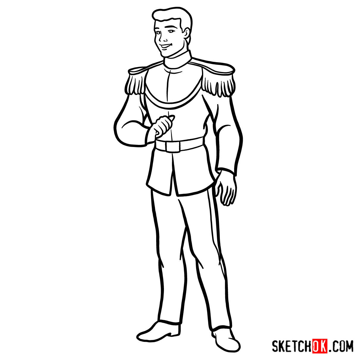 1200x1200 How To Draw Prince Charming Cinderella