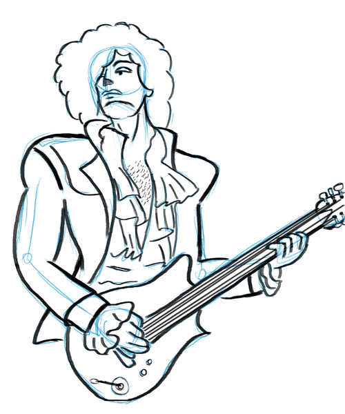 500x600 Prince Digital Illustration Jonathan G Reyes Art