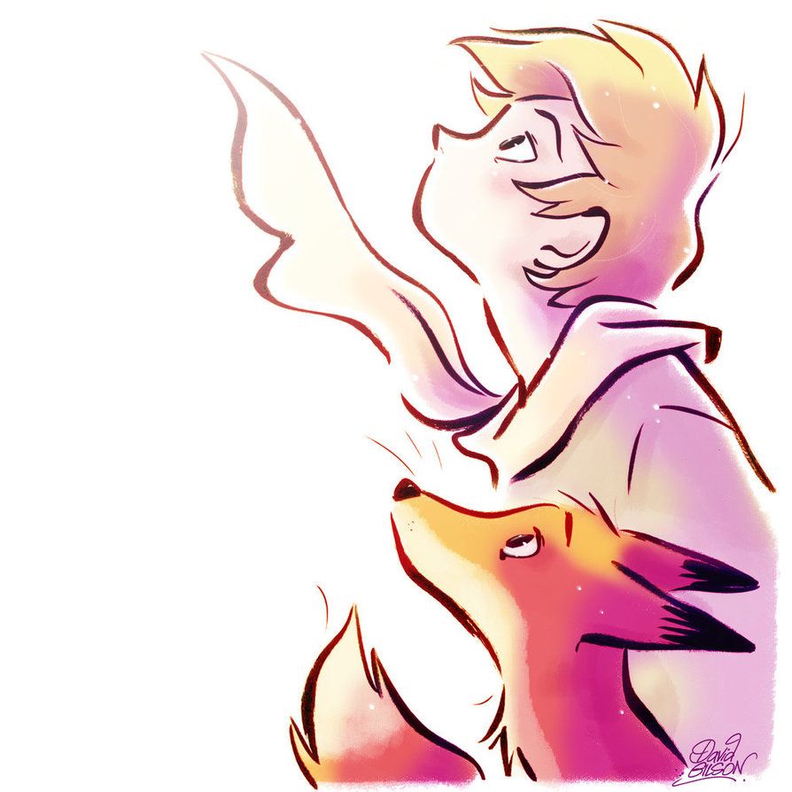 894x894 The Little Prince And The Fox In The Light
