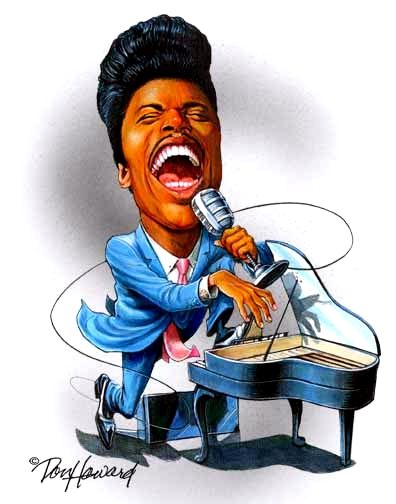 396x504 Famus Pop Music Prince Caricatures Little Richard Caricature