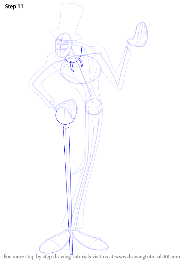 598x844 Learn How To Draw Doctor Facilier From The Princess And The Frog