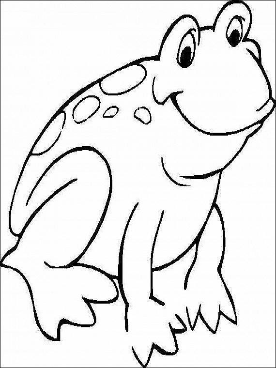570x760 Princess Frog Coloring Pages Printable