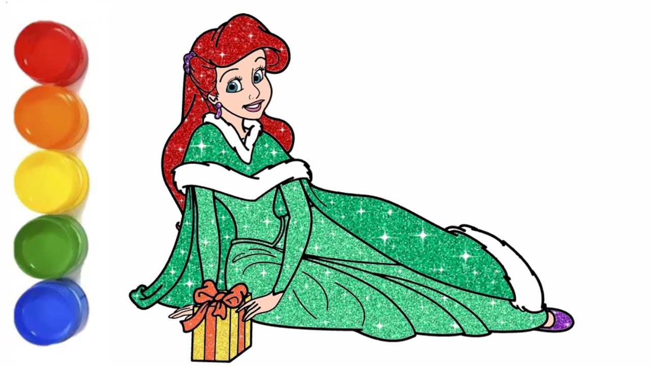 1280x720 How To Draw Ariel The Little Mermaid