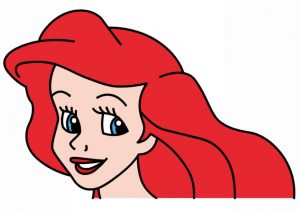 300x210 Sketches Of Disney Princesses Faces Disney Princess Pencil Drawing