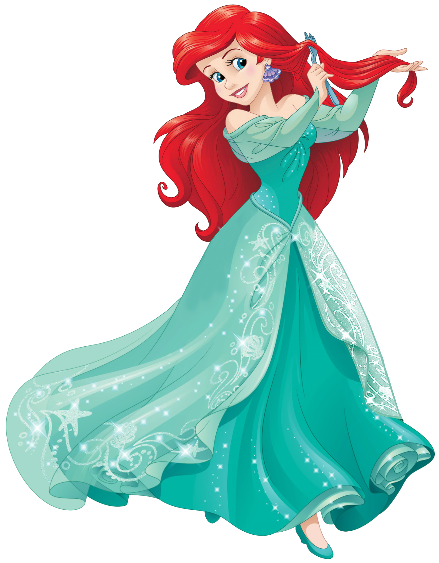 1443x1850 Ariel Clipart Princess Drawing Frames Illustrations Hd