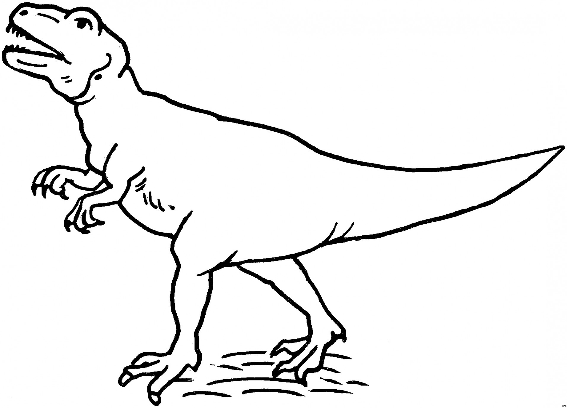 1912x1377 T Rex Coloring