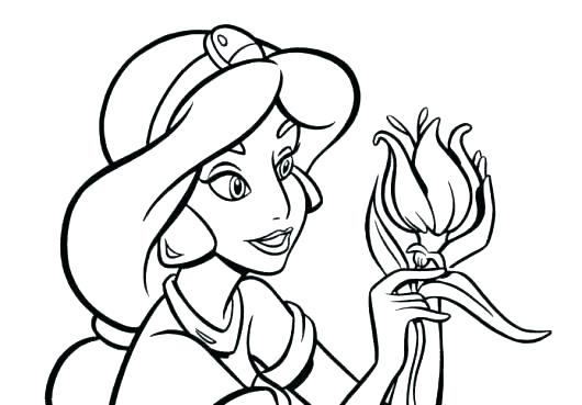 530x369 Jasmine Coloring Pages Coloring Princess Pages Coloring Pages