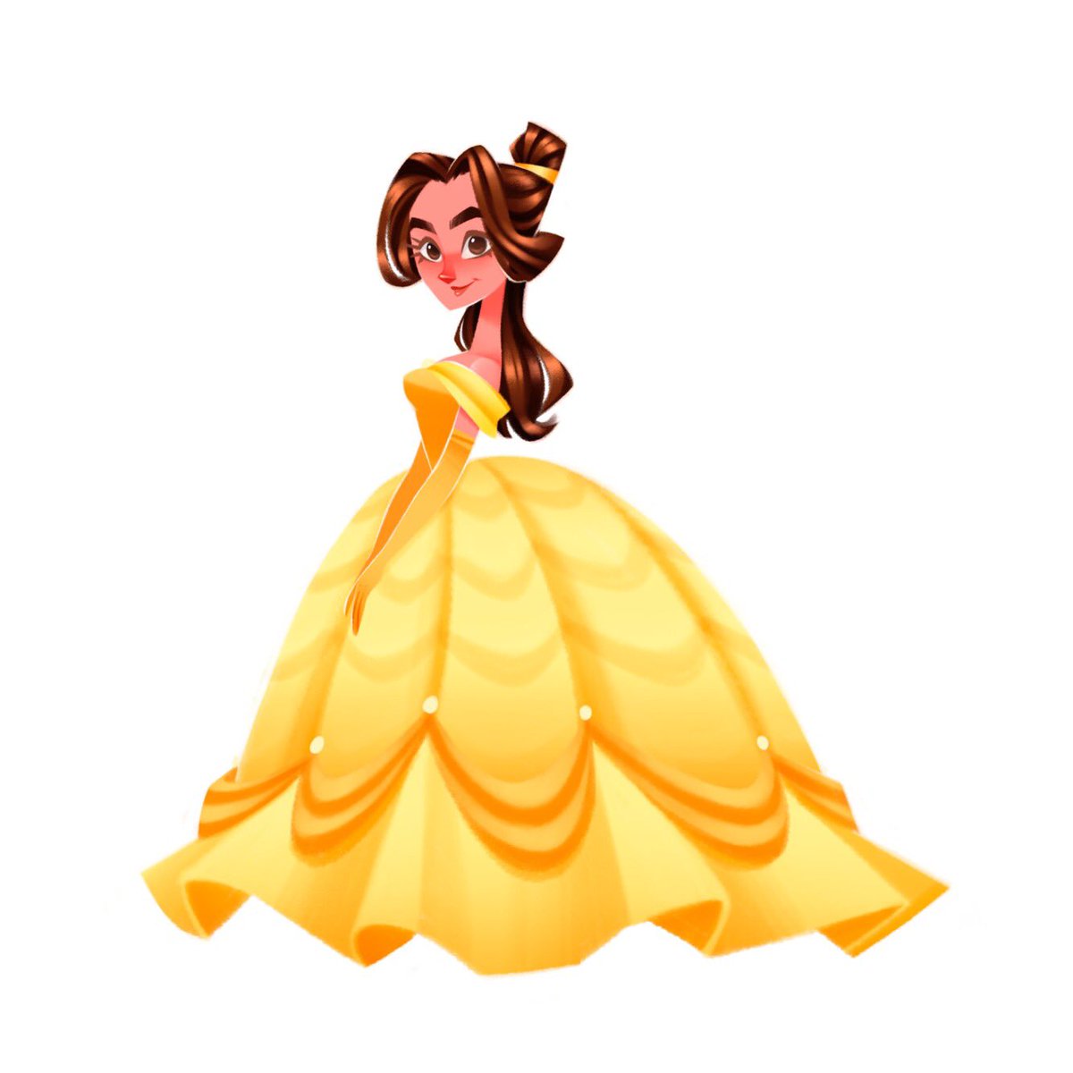 Princess Belle Drawing | Free download on ClipArtMag