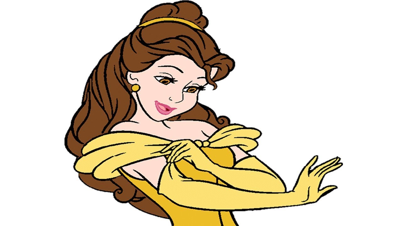1280x720 coloring pages how to draw belle disney princess belle drawings
