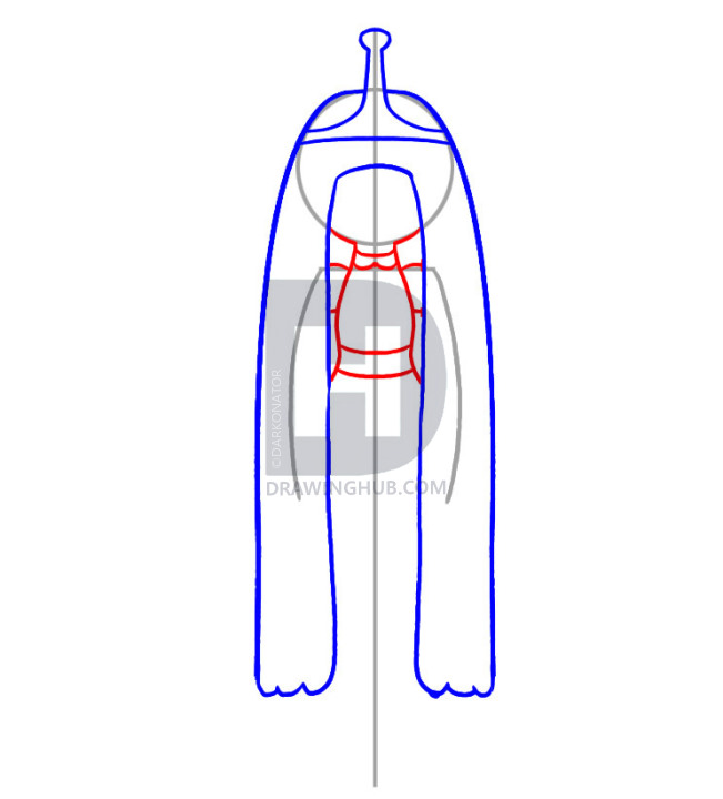 651x720 How To Draw Princess Bubblegum, Step