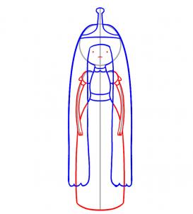 273x302 How To Draw Princess Bubblegum, Step
