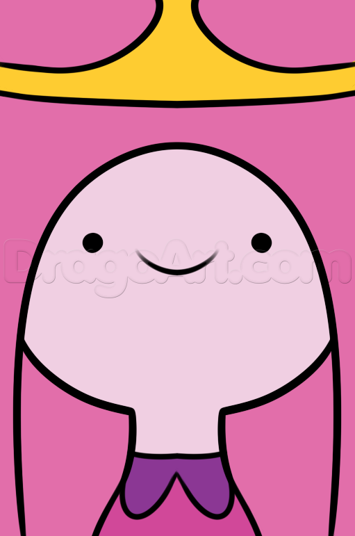 511x771 How To Draw Princess Bubblegum Easy, Step