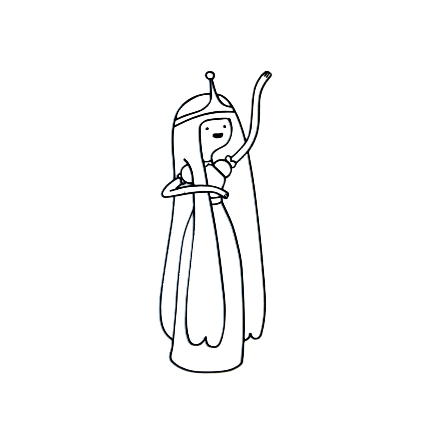 1500x1500 Princess Bubblegum Adventure Time Vinyl Stickerdecal Etsy