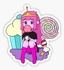 210x230 Princess Bubblegum Drawing Stickers Redbubble