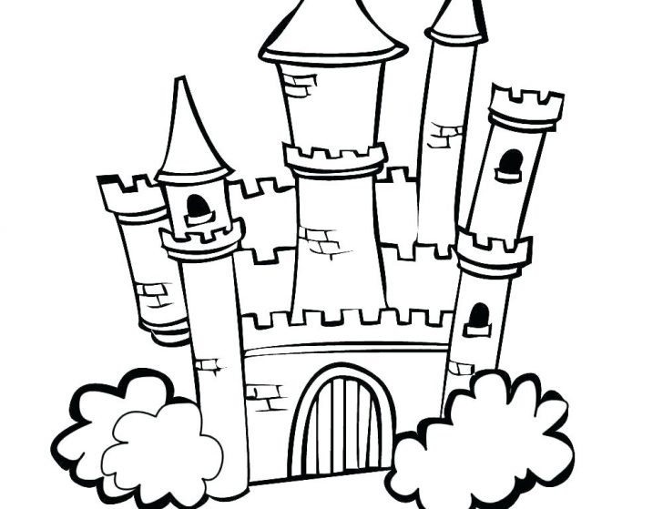 728x559 Coloring Pages Halloween Scary Printable Animals Princess Castle