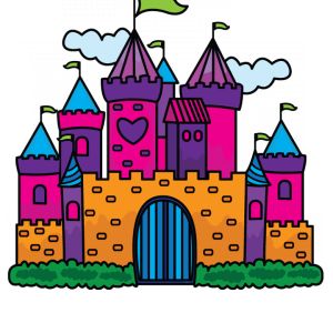 300x300 Paint A Watercolor Castle Fairy Tales Art Hry