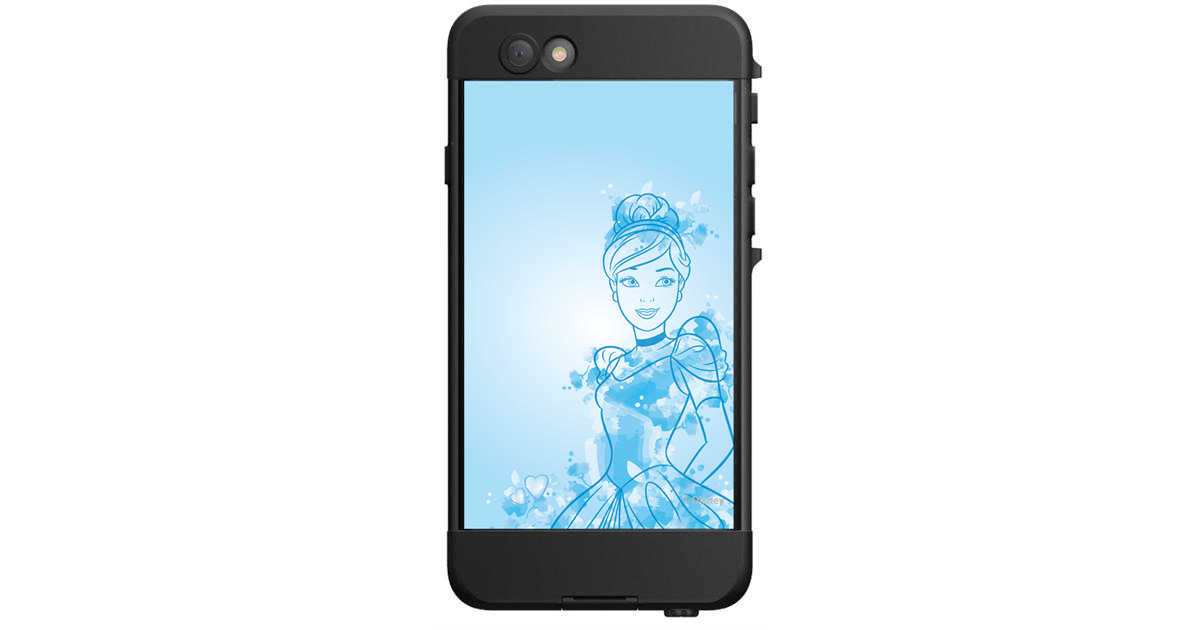 1200x630 Disney Princess Cinderella Watercolor Drawing Design On Lifeproof