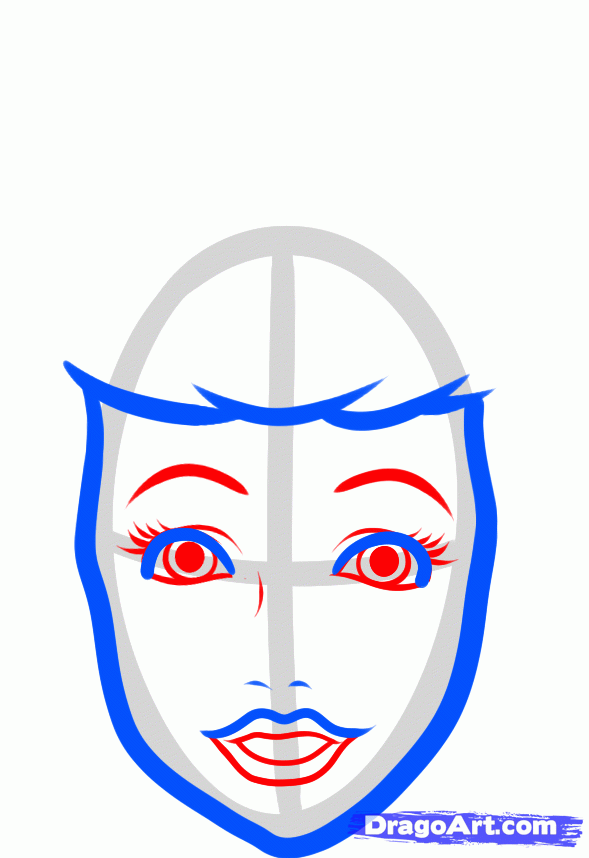 589x858 How To Draw Cinderella Easy, Step