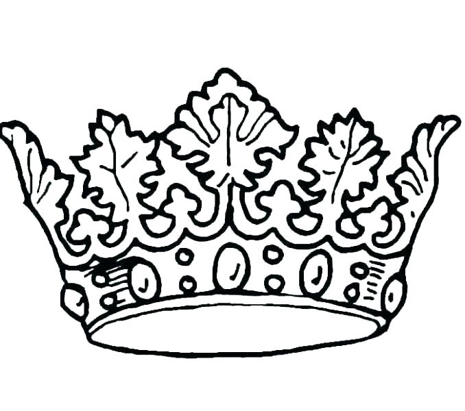 678x600 Princess Crown Coloring Pages