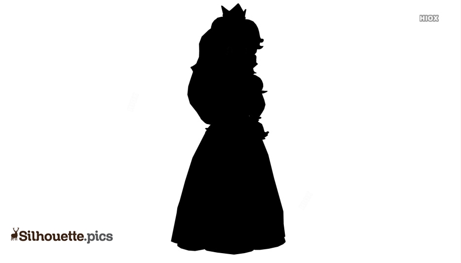 934x534 Princess Daisy Silhouette Drawing Silhouette Pics