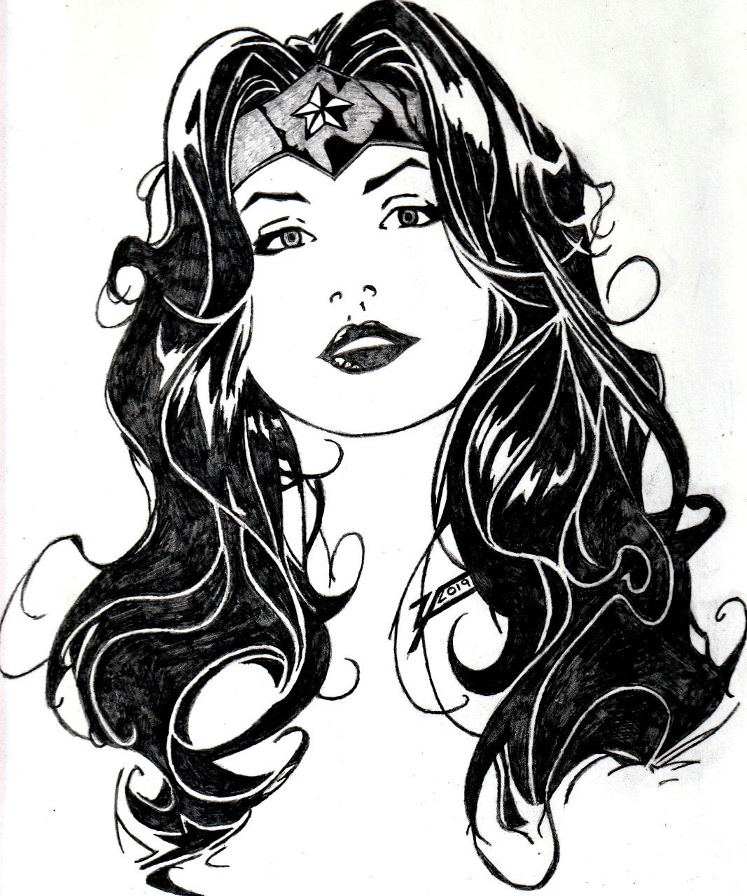 1067x1280 Princess Diana Sketch