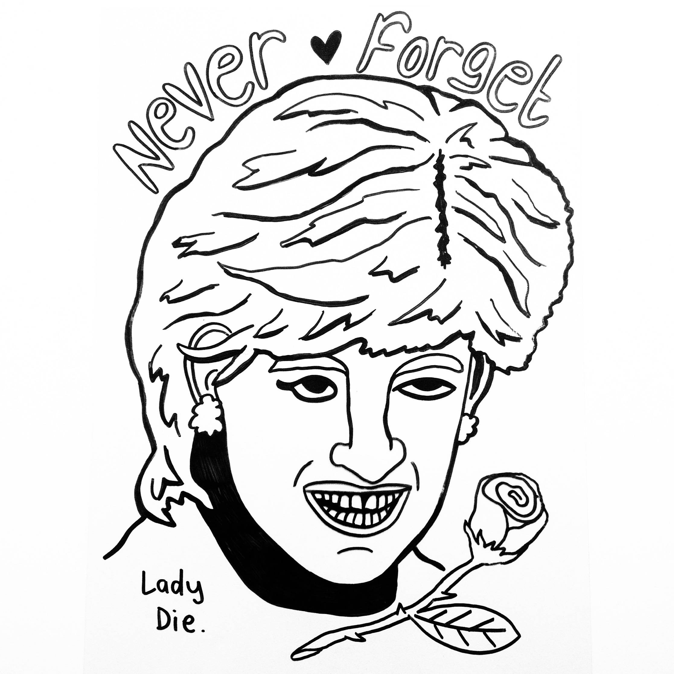 2233x2233 Princess Diana Tshirt Etsy