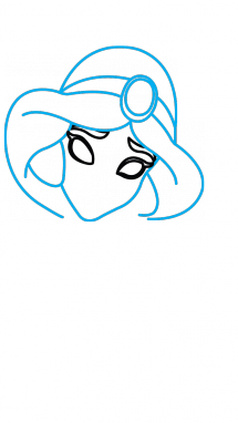 215x382 Collection Of Free Disney Drawing Jasmine Download On Ui Ex