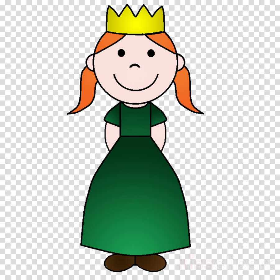 900x900 Princess, Drawing, Green, Transparent Png Image Clipart Free