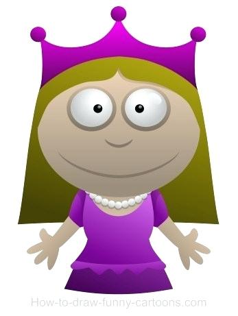 347x461 Princess Drawing