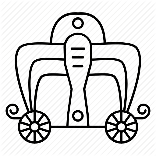 512x512 Cart Drawing Princess Transparent Png Clipart Free Download