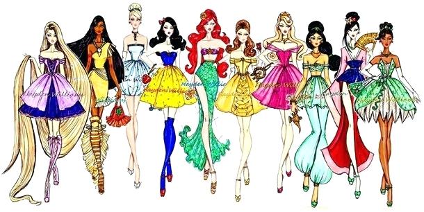 610x306 Collection Disney Princess Drawing Pictures