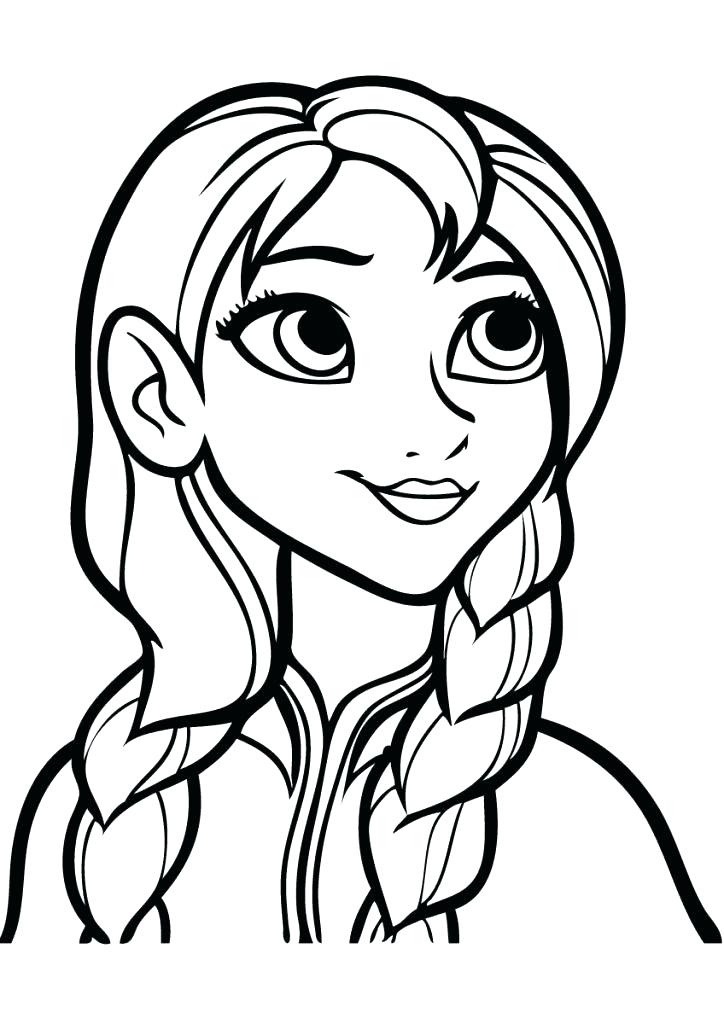 724x1024 Elsa And Anna Coloring Pages Online With Princess Frozen Cartoons