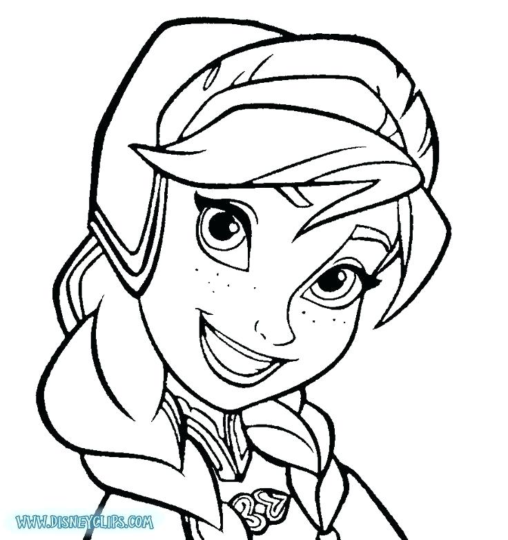 736x782 Queen Elsa And Princess Anna Coloring Pages