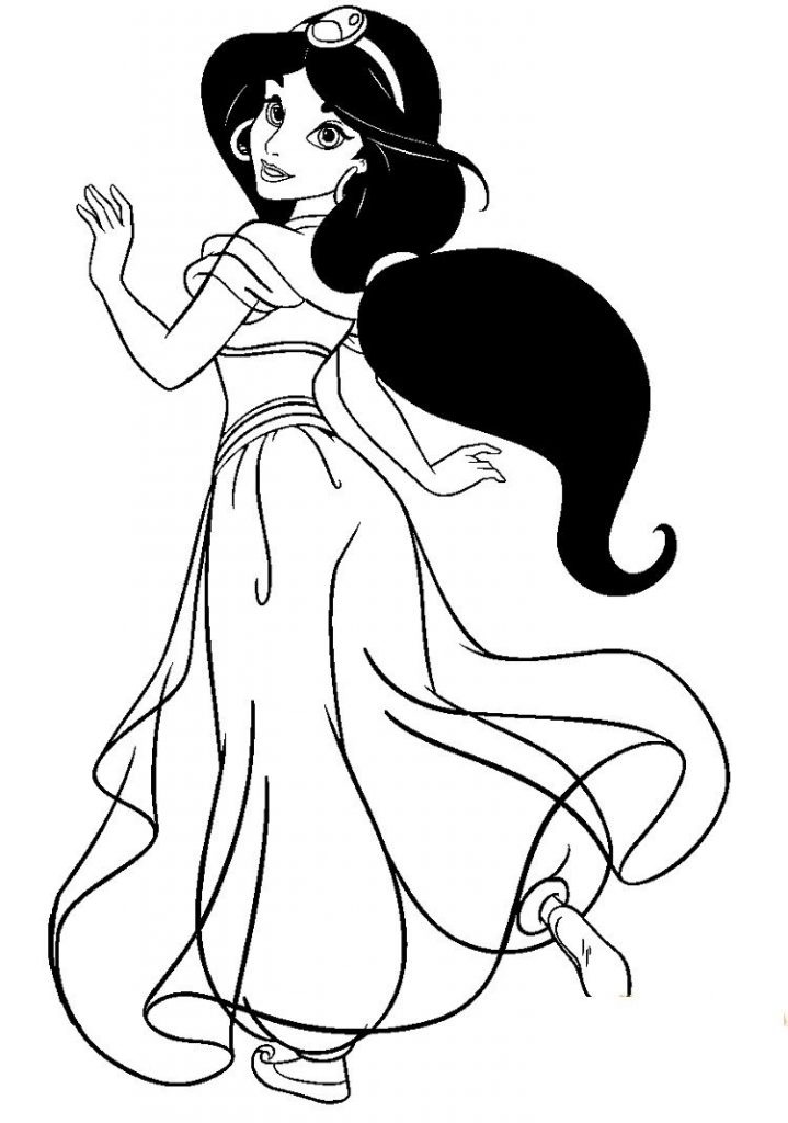 Princess Jasmine Drawing | Free download on ClipArtMag